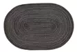 Tabletti heini oval harmaa 30x45cm - Pöytäliinat, tabletit ja esiliinat - 6410413278820 - 2