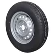 Peräkärryn vanne + rengas M+S 155R13 - Peräkärryn renkaat - 6438168108520 - 1