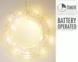 Valokranssi 30cm led valkoinen - Jouluvalot - 8721037684620 - 1