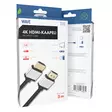Wave HDMI-kaapeli 4K 2.0B 3m slim - Näyttökaapelit - 6418312138030 - 1