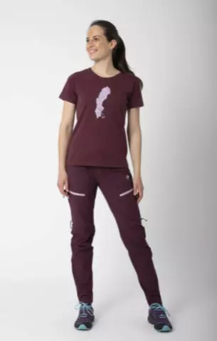 2117 of Sweden t-paita Dk-Plum S - Naisten paidat ja puserot - 7312591412180 - 1