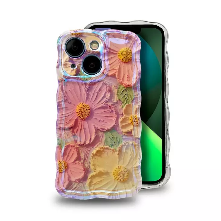 4-ok suoja iphone 13, kukka - Puhelintarvikkeet ja laturit - 8428728155970 - 1