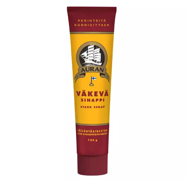 Auran Väkevä sinappi 125g - Ketsupit ja sinapit - 6409531700030 - 1