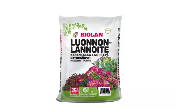 Biolan luonnonlannoite 25l - Puutarhalannoitteet - 6411960054530 - 1