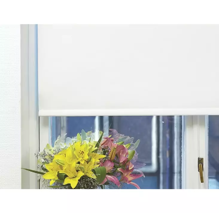 Rullakaihdin valkoinen piment. 200x180cm - Verhotangot ja verhotarvikkeet - 6414675117330 - 1