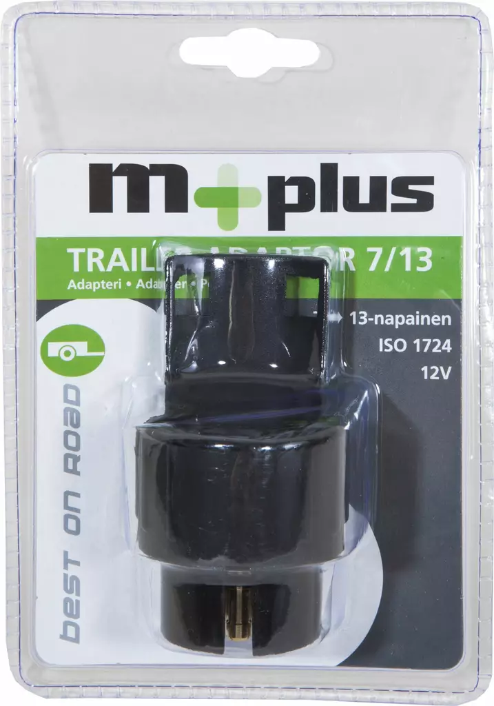 M+ 7/13-napainen perävaunun adapteri - Peräkärryn valot - 6417196774020 - 1