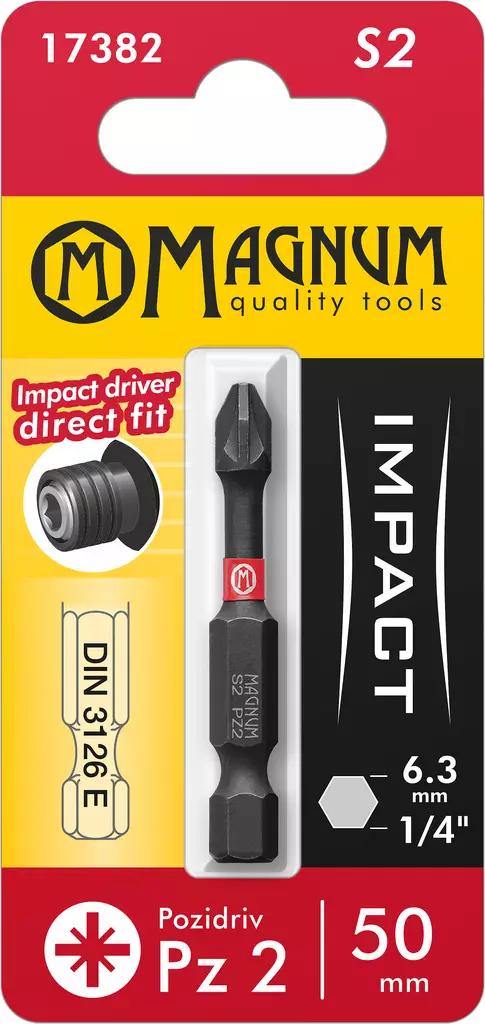 Kärki Impact Pz2 50mm - Käsityökalut - 6418868173820 - 1