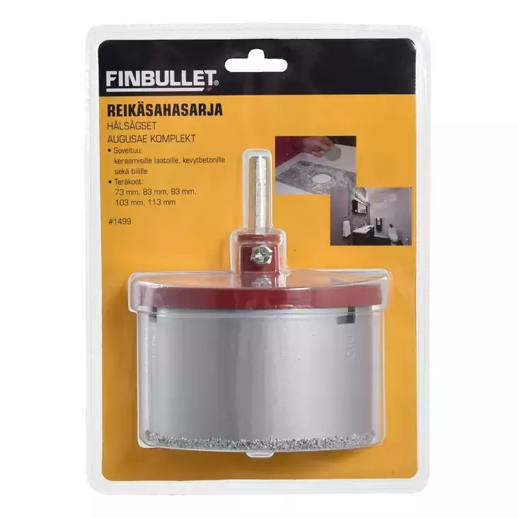 Finbullet Reikäsahasarja laatalle 5-os - Reikäsahat - 6430017704600 - 1