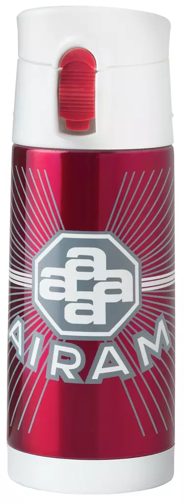 Airam Klassikko teräsmuki 0,35 L Punainen - Termospullot - 6435200187130 - 2