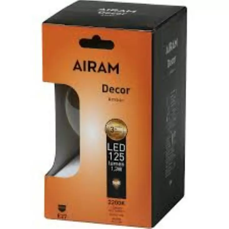 Airam Led Amber antiikki Globe 1,3W - Koristelamput - 6435200243300 - 1