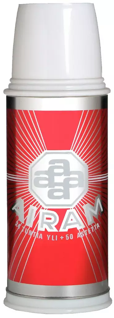 Airam Termospullo 1,0 L Punainen - Termospullot - 6435200111760 - 1