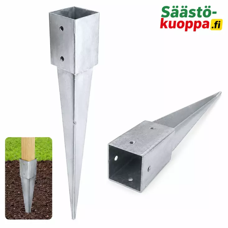 Aitatolpan jalka 51*102*150mm - Aitatolpat ja tolpanjalat - 6438159035170 - 1