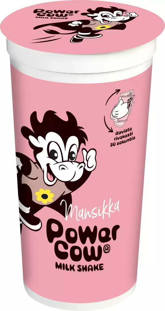 Arla Power cow mansikka pirtelö - Erikoismaidot - 5709310015180 - 1