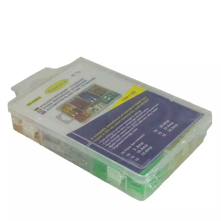 Auton sulakesarja 60-osaa, 5 – 30A - Sulakkeet ja sulakelajitelmat - 8715156019470 - 1