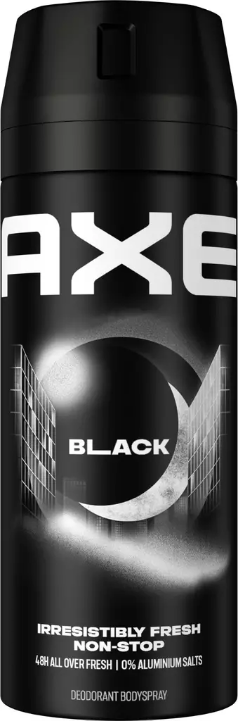 Axe Body Spray black 48h 150ml - Miesten deodorantit - 8720181029240 - 1