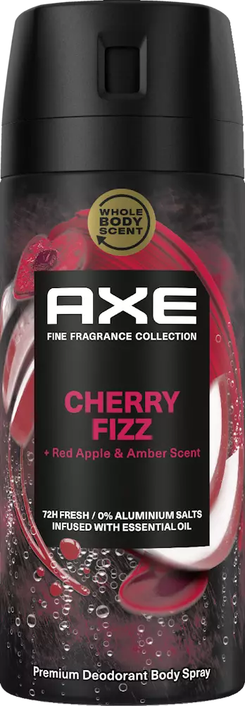 Axe Fine Fragrance Cherry Fizz Deodorantti/tuoksu 72h 150ml - Miesten deodorantit - 8720181555640 - 1