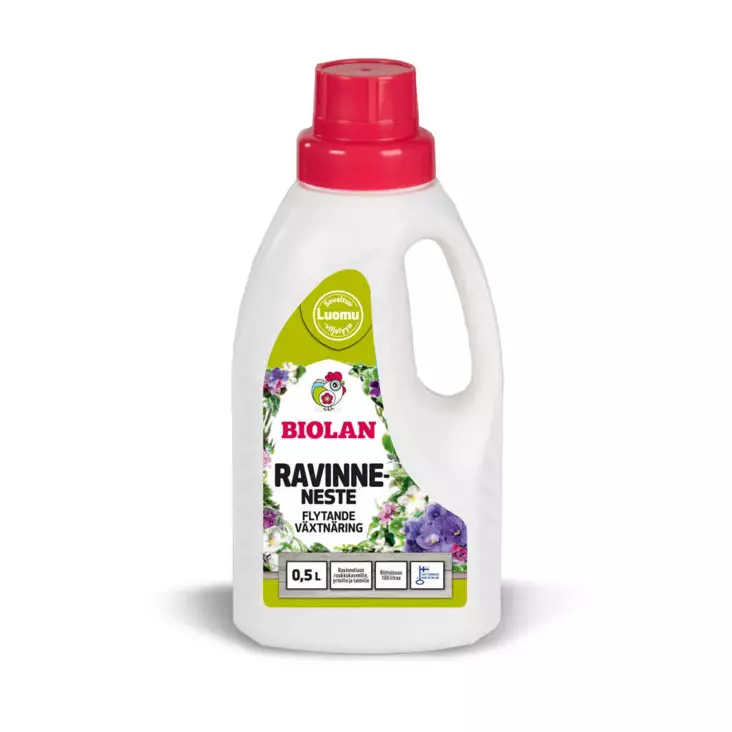 Biolan Ravinneneste 500ml - Sisäkukkien ja huonekasvien ravinteet - 6411965062110 - 1