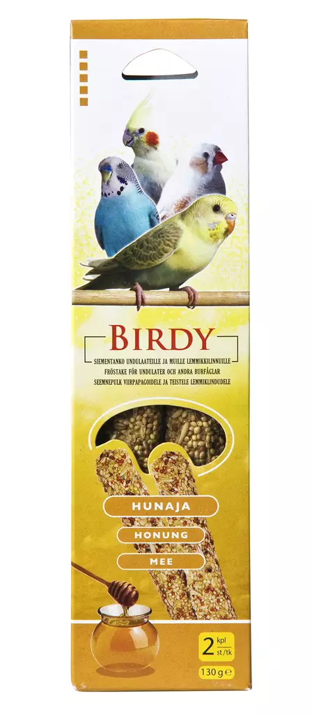 Birdy Undulaatin siementanko hunaja 2kpl - Linnunruoka - 6420140906170 - 1