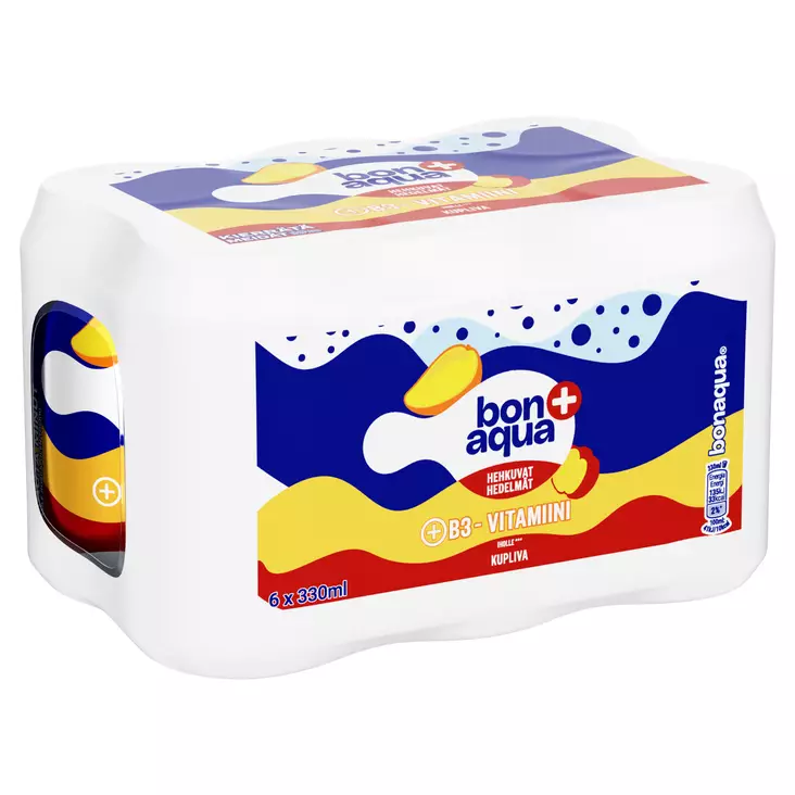Bonaqua hehkuvat hedelmät 6-pack - Lähdevedet ja kivennäisvedet - 6415600592260 - 1