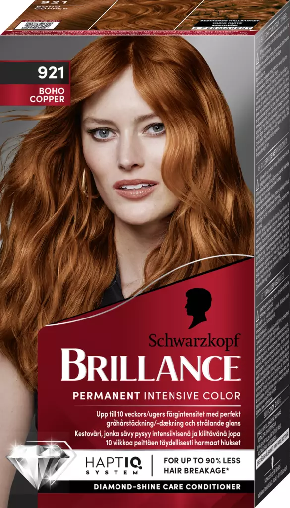 BRILLIANCE HIUSVÄRI 921 BOHO COPPER - Hiustenhoito ja hiuskoristeet - 7332531073080 - 1