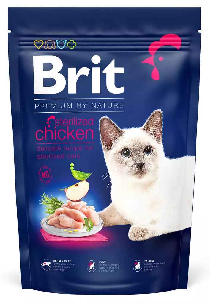 Brit PbN Kanaa steriloiduille 1,5kg - Kissan kuivaruoat - 8595602553150 - 1