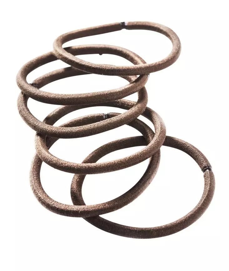 Cailap Hiuslenkki 6kpl ruskea - Hiuskoristeet - 6416274382140 - 1
