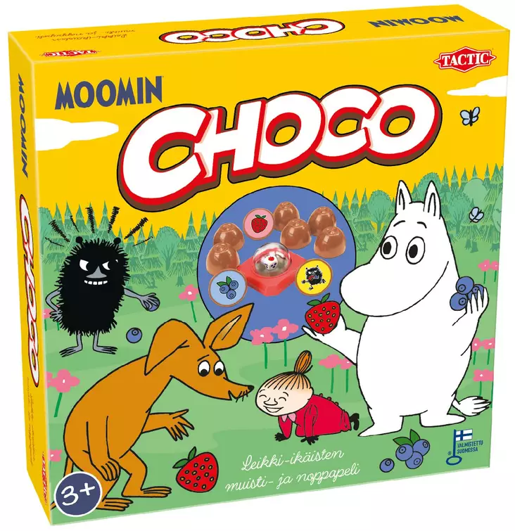 TacTic Choco Moomin muisti- ja noppapeli - Lautapelit ja seurapelit - 6416739604930 - 1