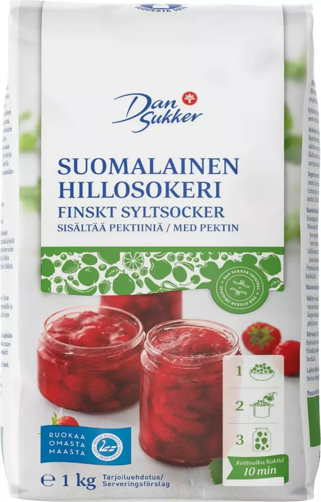 Dansukker Suomalainen Hillosokeri 1kg - Elintarvikkeet - 6414000023060 - 1