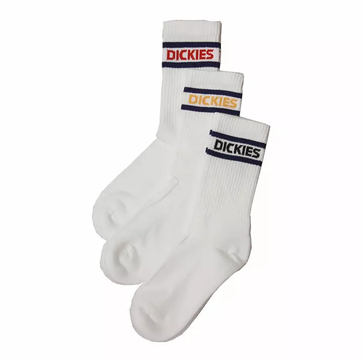 Dickies tennissukka valkoinen 3kpl/pkt 35-38 - Miesten sukat - 5420018144360 - 1