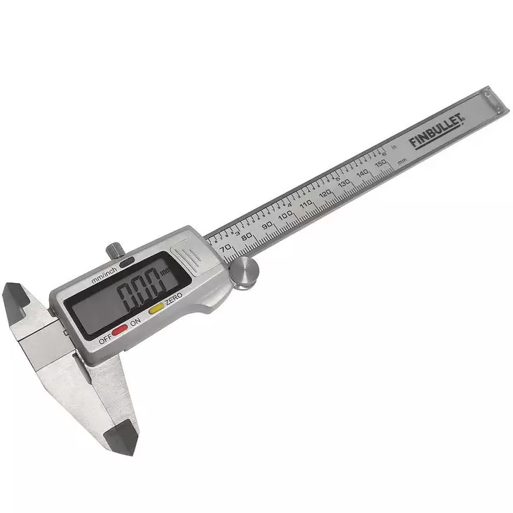 Digitaalinen työntömitta 150 mm - Tarkkuusmittaus - 6438152017890 - 1