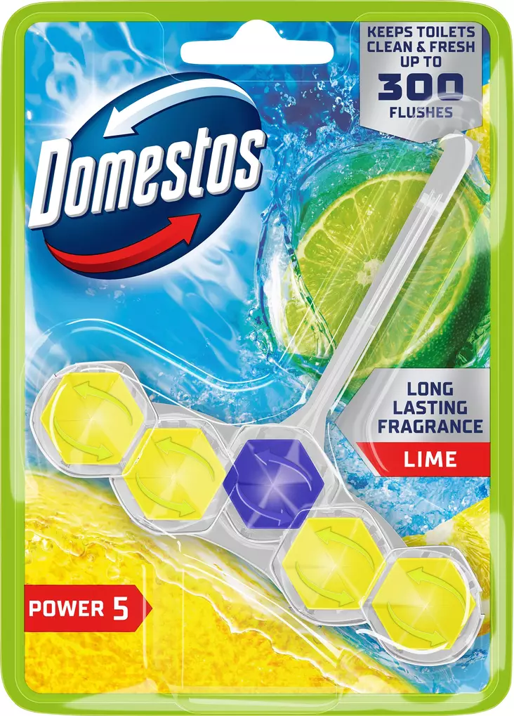 Domestos Wc raikastin lime 50g - Ilmanraikastimet ja wc-raikastimet - 8720182871190 - 1