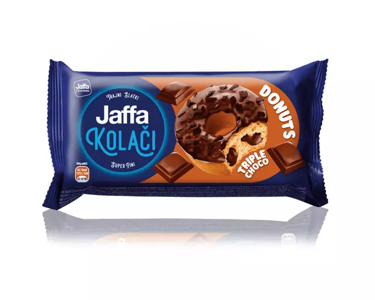 DONUT TRIPLE CHOCO 58G - Kissat - 8600114011040 - 1