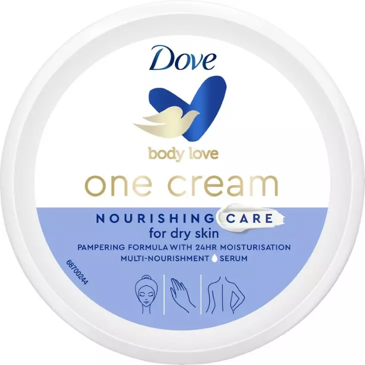 Dove Body Cream Nourishing Care 250ml - Vartalo- ja kuorintavoiteet - 8720181172120 - 1