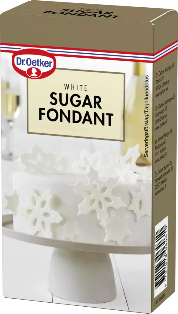 DR.OETKER SUGAR FONDANT WHITE 250G - Kissat - 5701073064610 - 1