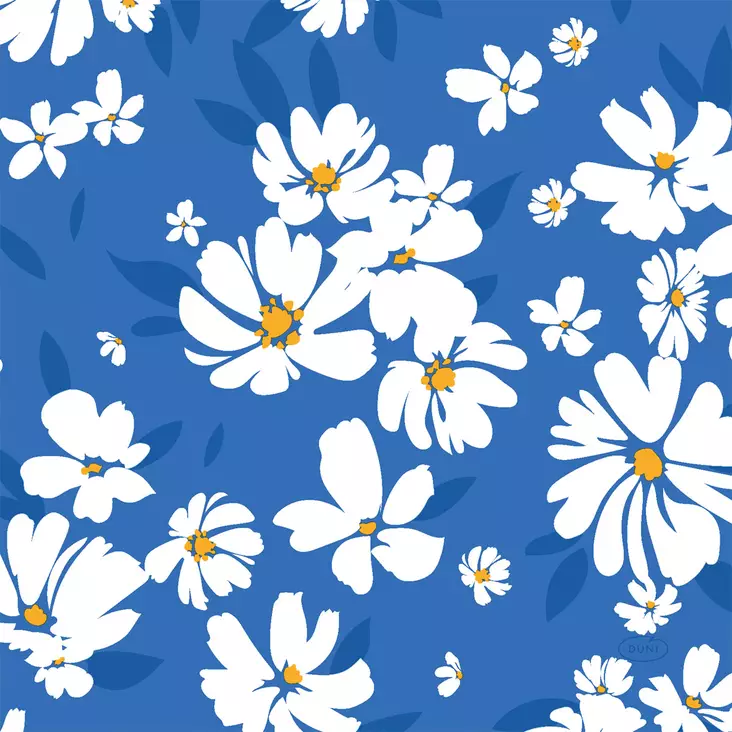 Duni Lautasliina 33cm Sunny day sininen - Lautasliinat - 7321012091200 - 1