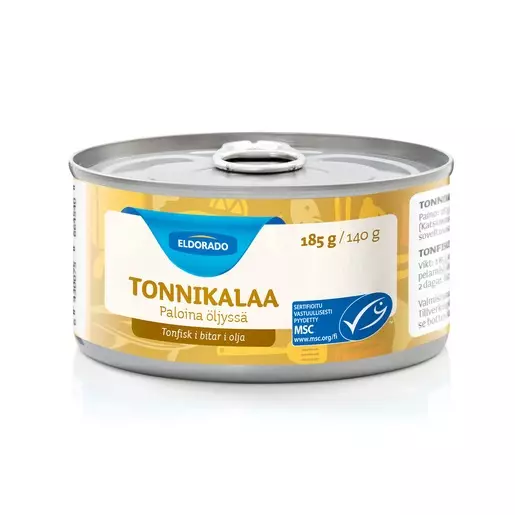 Eldorado Tonnikalapala 185/140G - Kalasäilykkeet - 6430075664540 - 1