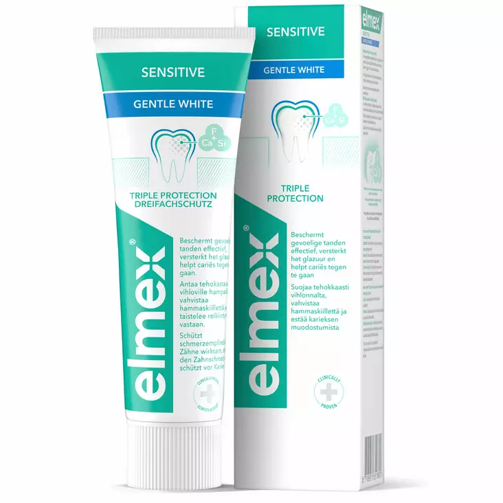 Elmex Sensitive Gentle White hammastahna - Hammastahnat - 8718951651890 - 1