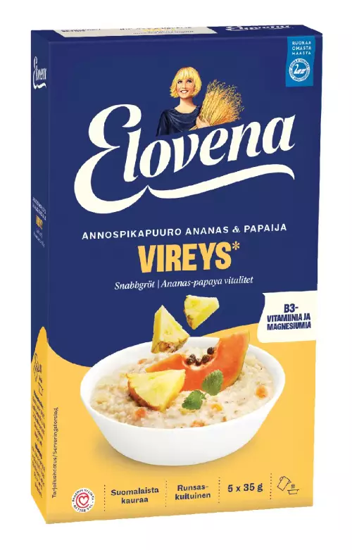 ELOVENA VIREYS ANANAS&PAPAIJA 175G - Muut hiutaleet - 6411200113300 - 1