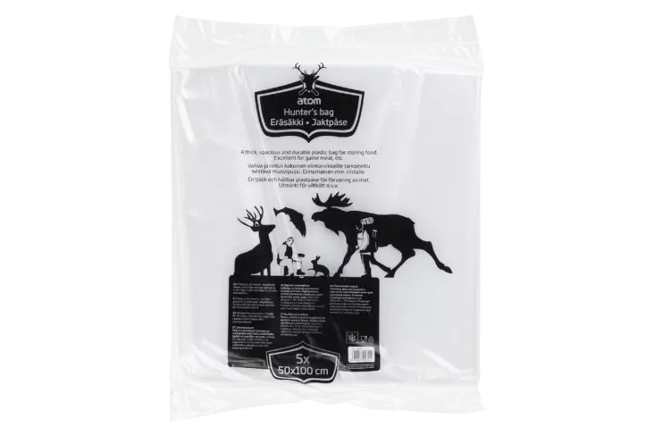 Eräsäkki 500x1000 mm 5 kpl - Ruoansäilytysastiat - 6410412057440 - 2