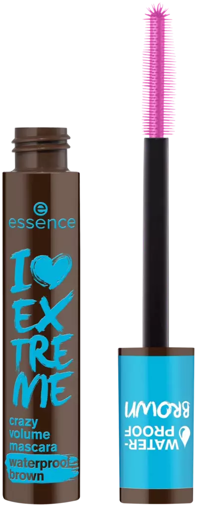 Essence I LOVE EXTREME crazy volume mascara waterproof brown 01 - Silmämeikit - 4059729583260 - 1