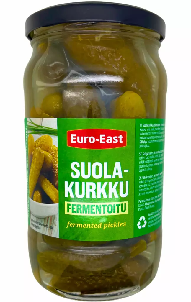 Euro-East Suolakurkku 740g/395g - Säilykkeet, hillot ja marmeladit - 6430044383090 - 1