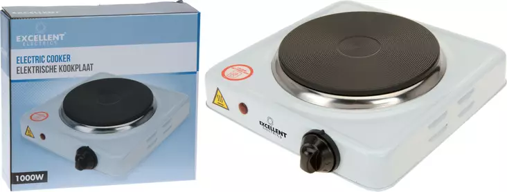 Excellent keittolevy 1000W - Mikrot ja keittolevyt - 8718158643100 - 1