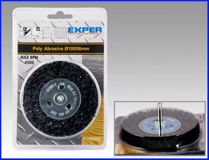 Exper puhdistuslaikka 100x12,7x6mm - Muut hiontatyökalut ja tarvikkeet - 6438081001960 - 2