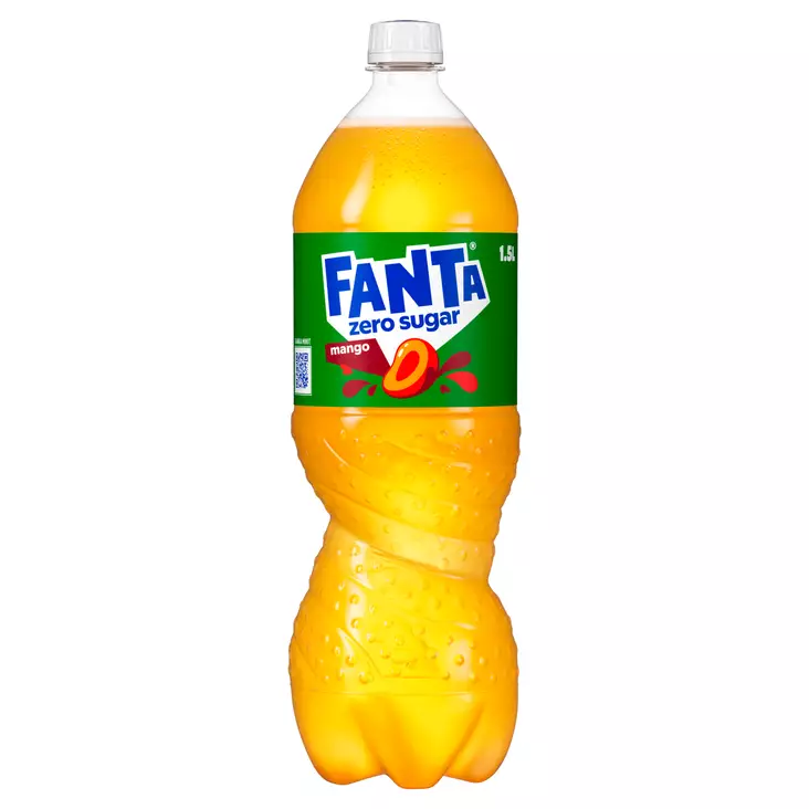 Fanta Mango Zero virvoitusjuoma 1,5l - Virvoitusjuomat ja mixerit - 6415600577700 - 1