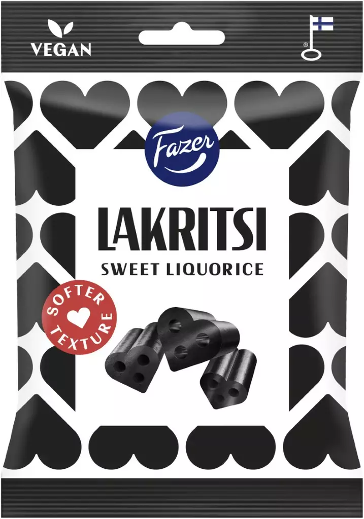 Fazer lakritsi sweet liquorice 150G - Karkit - 6416453061750 - 1