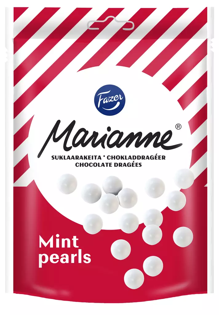 Fazer Marianne mint pearl 150g - Karkit - 6416453040540 - 1
