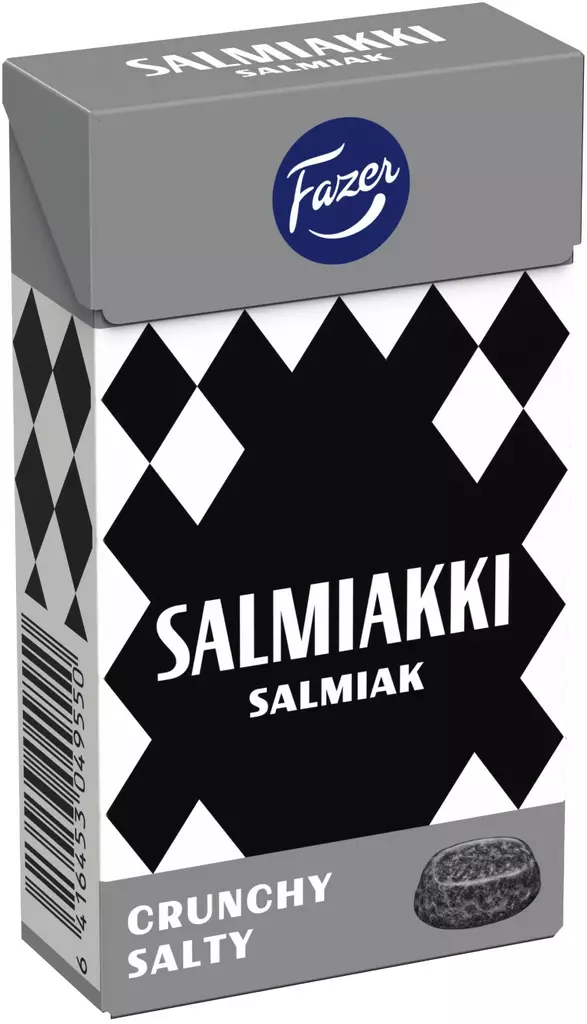 Fazer Salmiakki Crunchy Salty - Karkit - 6416453049550 - 1