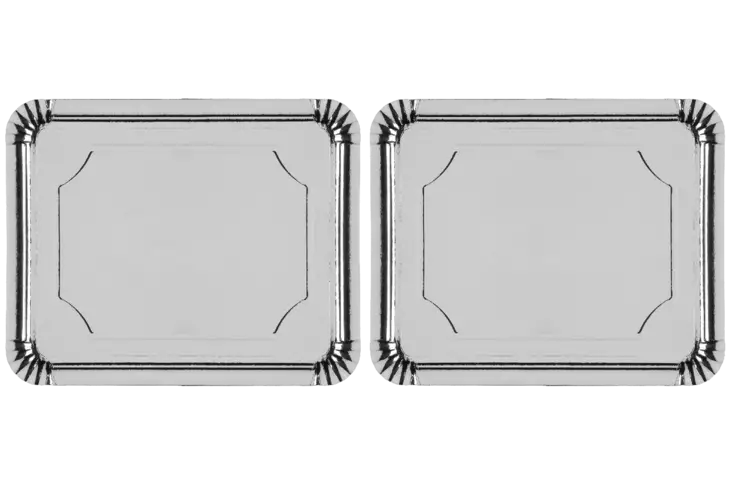 Festi Tarjoilualusta kartonki hopea 2 kpl 31x38 cm - Foliovuoat ja -alustat - 6410416433790 - 2