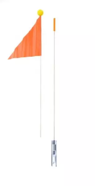 FG turvaviiri 2-os. 150cm oranssi-valk. - Muut pyörien varaosat & huoltotarvikkeet - 6418641020440 - 1