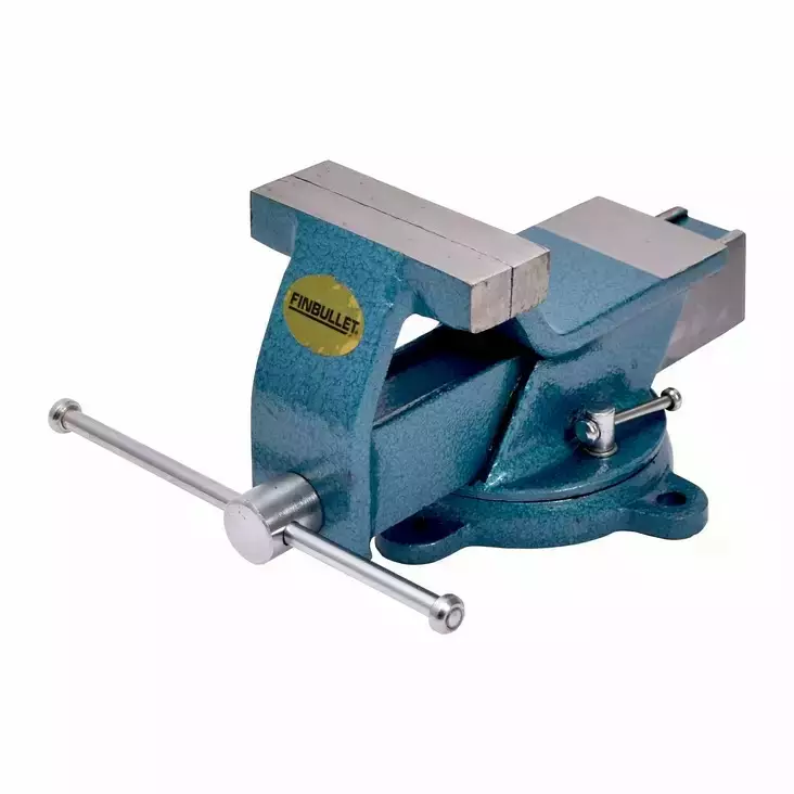 Finbullet pyörivä ruuvipenkki 100mm - Ruuvipenkit ja alasimet - 6438152042540 - 1